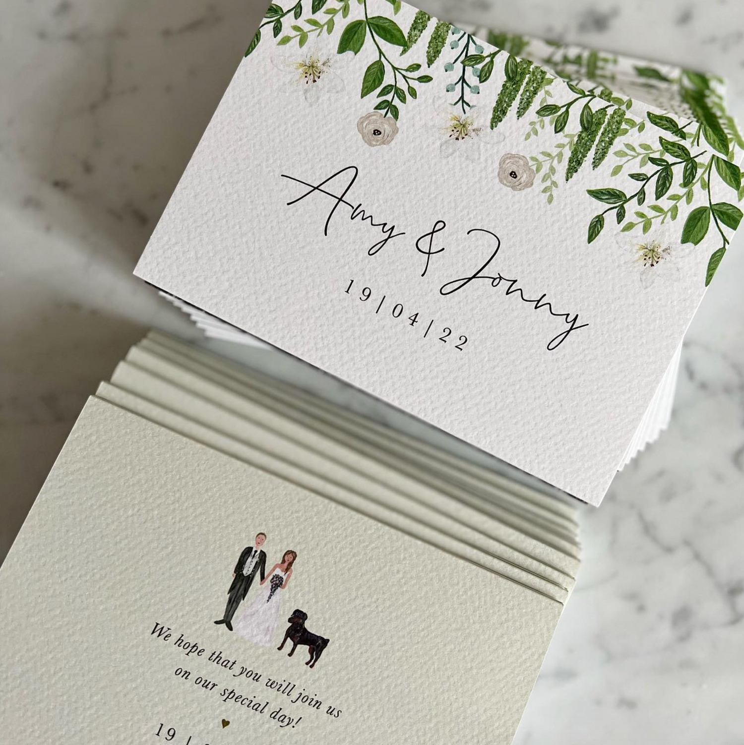 Darver Castle Wedding Invitation (Tri-Fold)