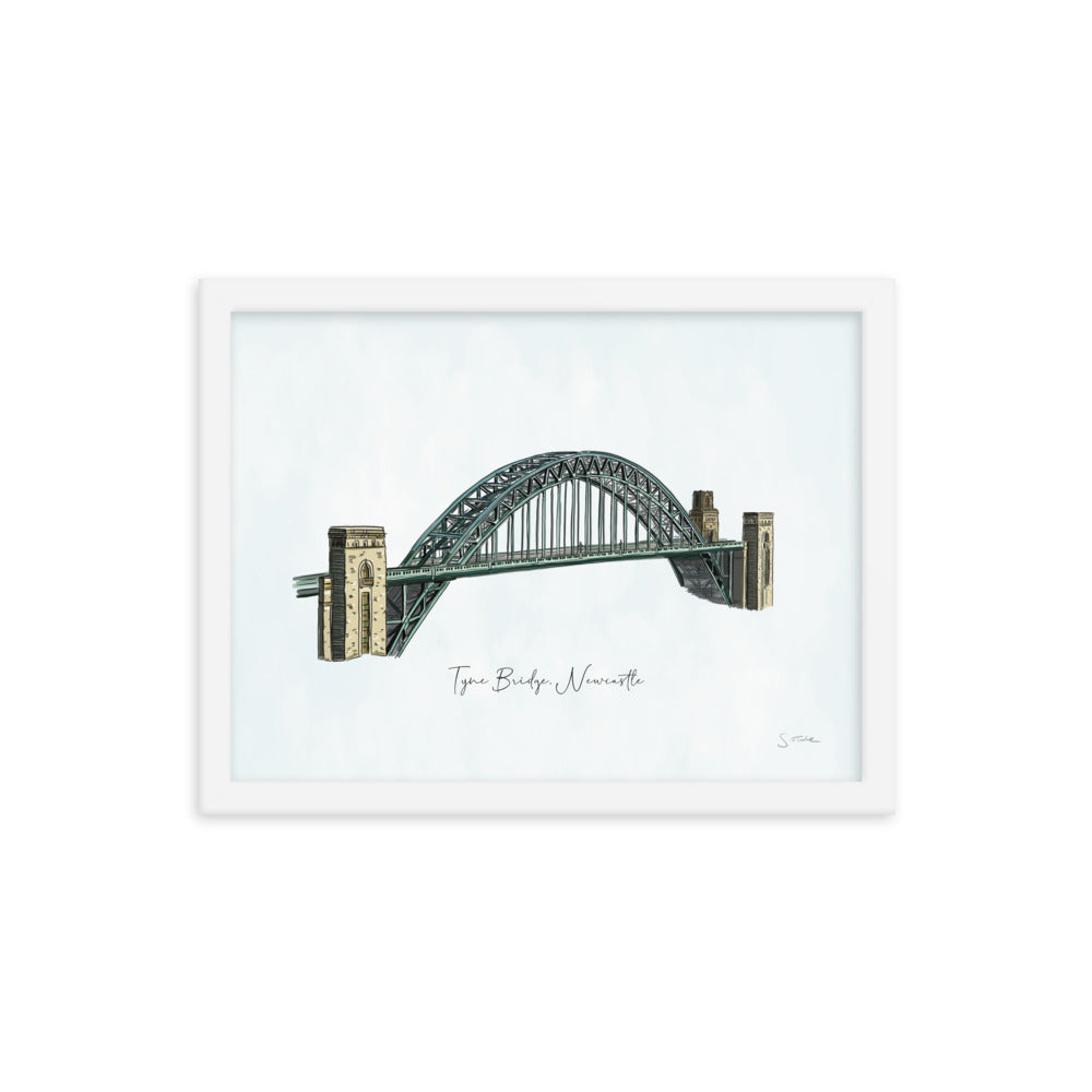 Tyne Bridge Newcastle Framed Art Print