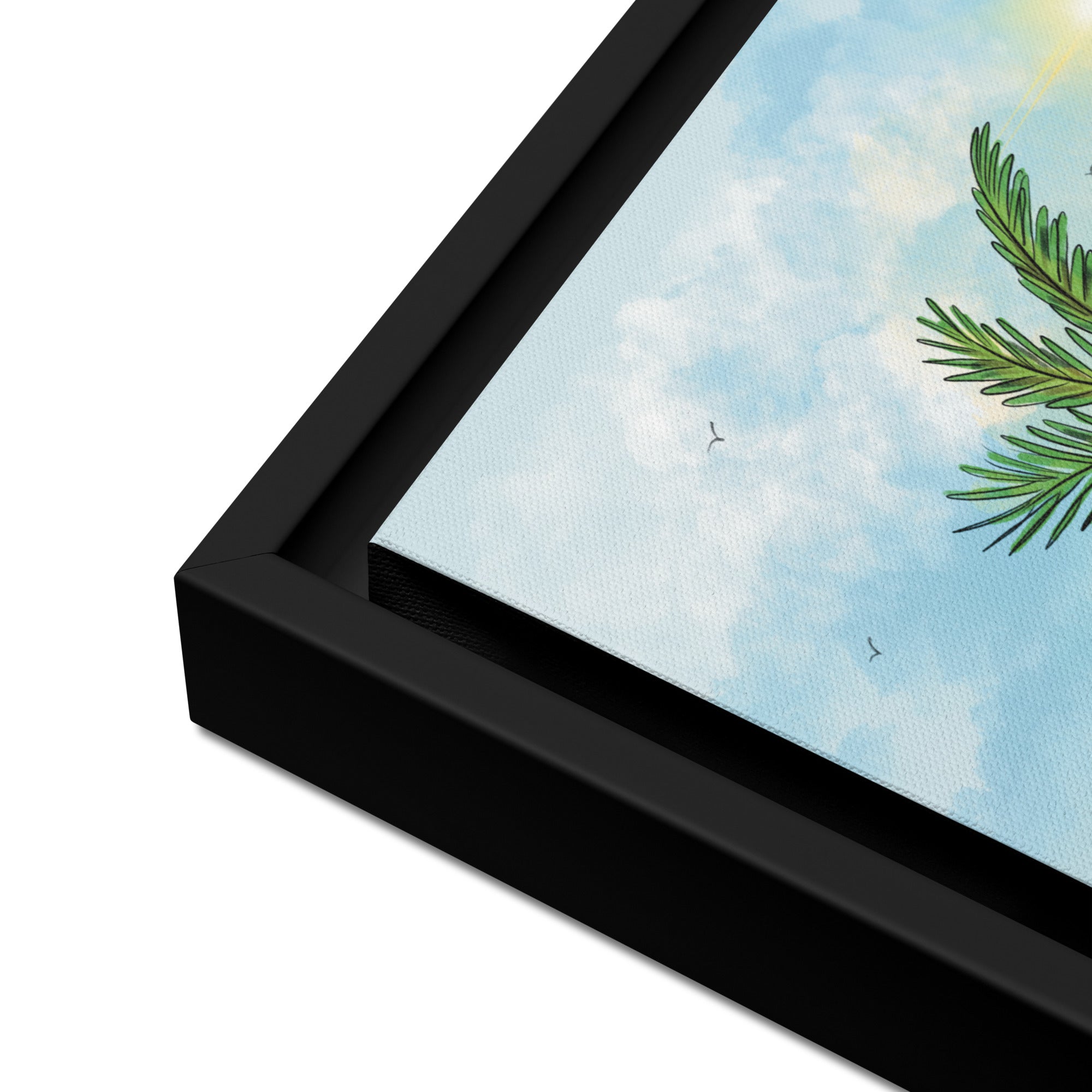 Palm Beach Framed Canvas
