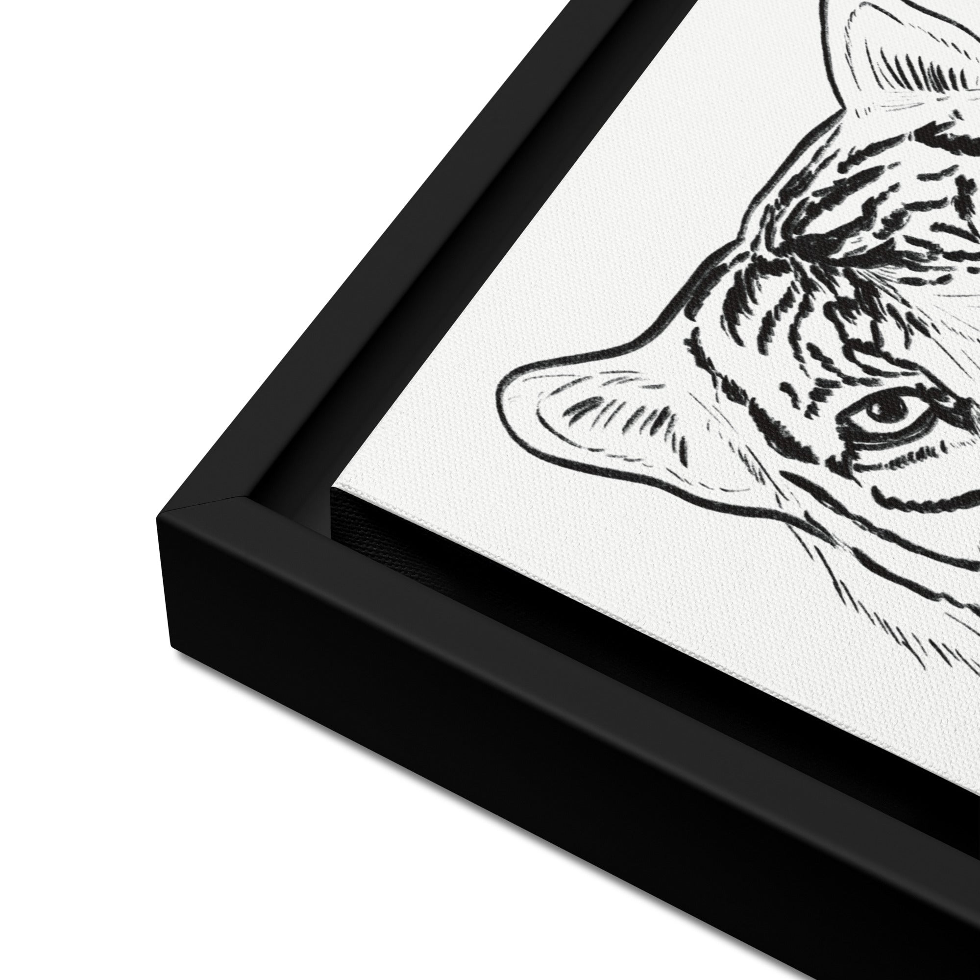 Beast Mode Framed Canvas