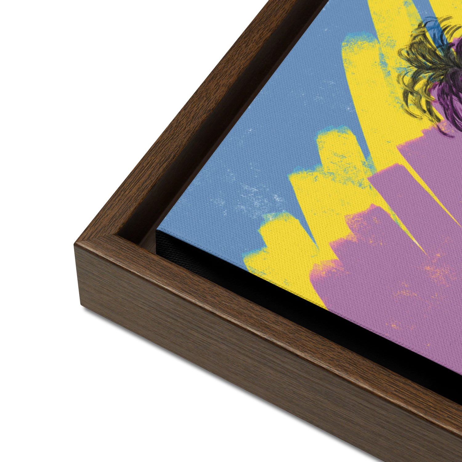 Urban Sunset Framed Canvas