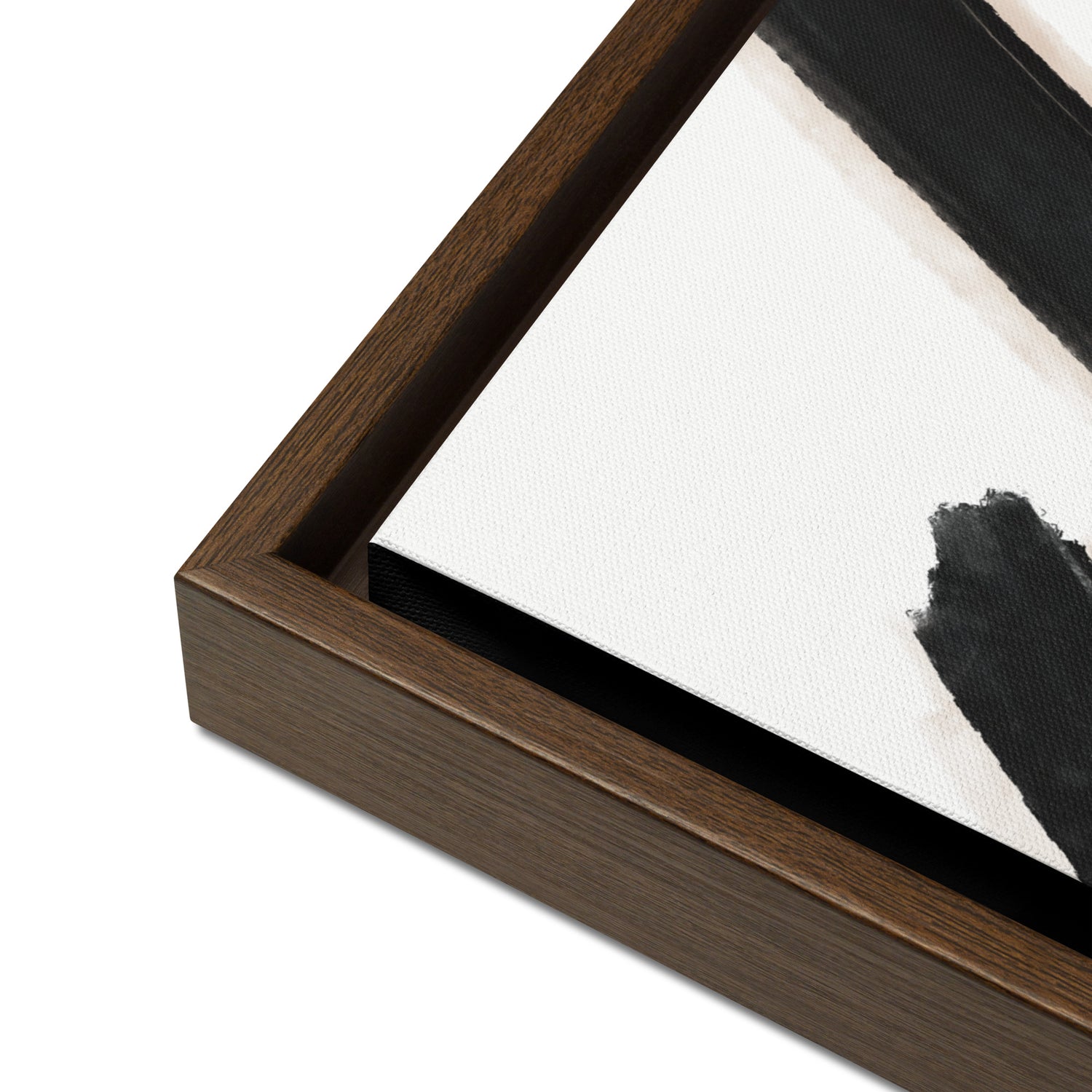 Noir Lines V2 Framed canvas
