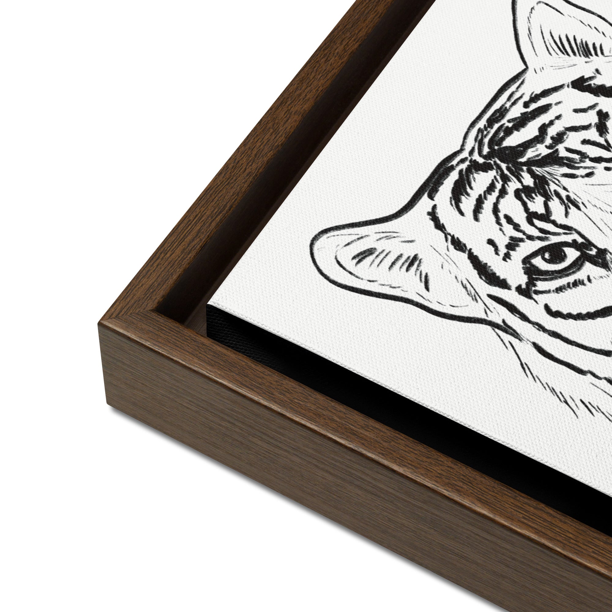 Beast Mode Framed Canvas