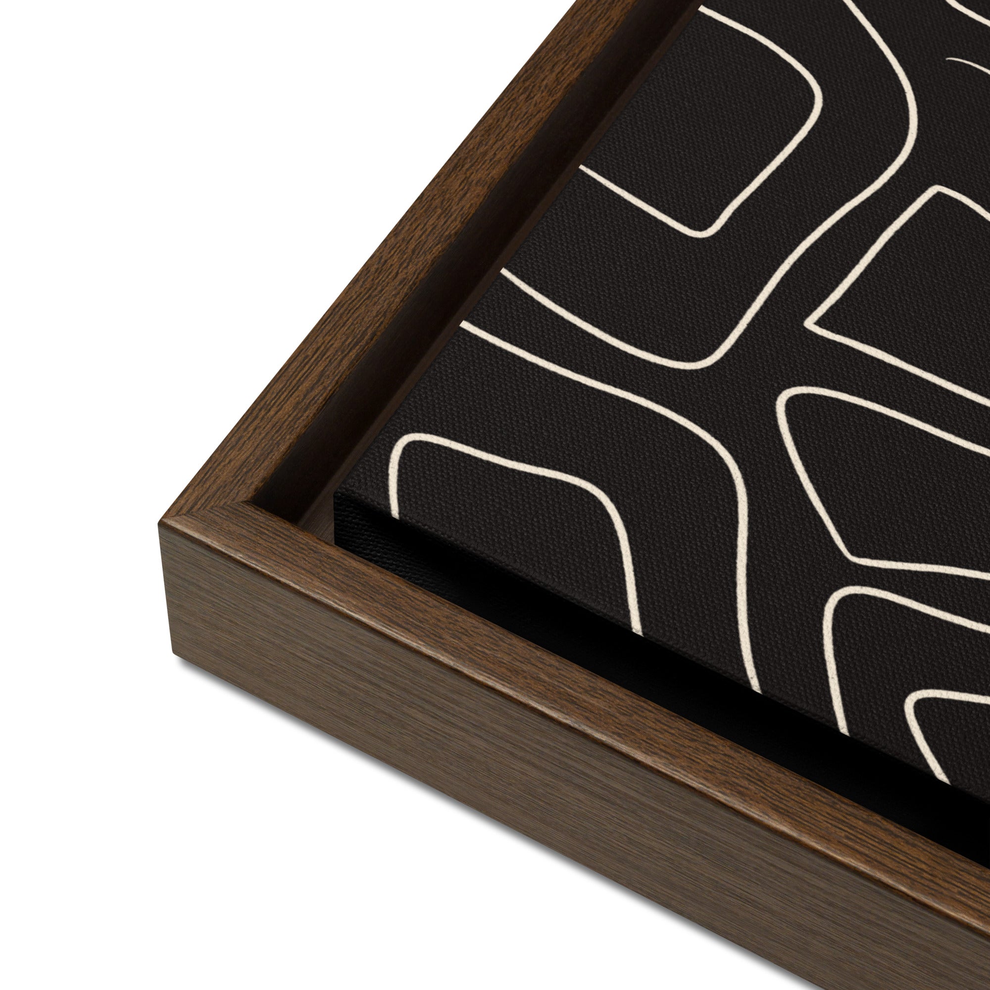 Fine Line Framed Canvas