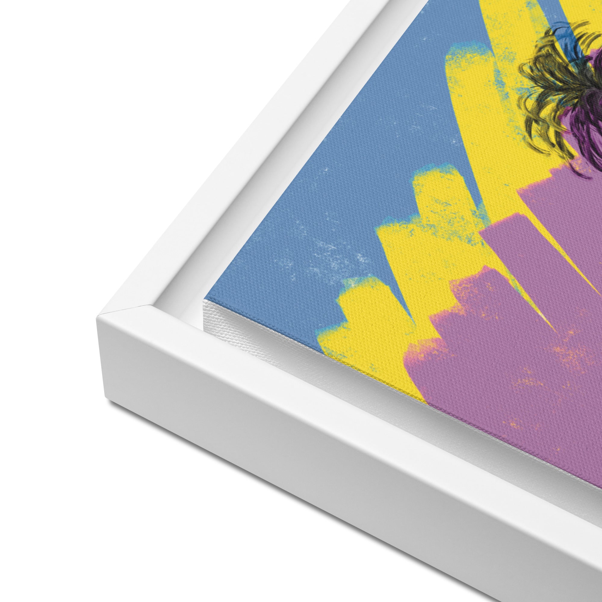 Urban Sunset Framed Canvas