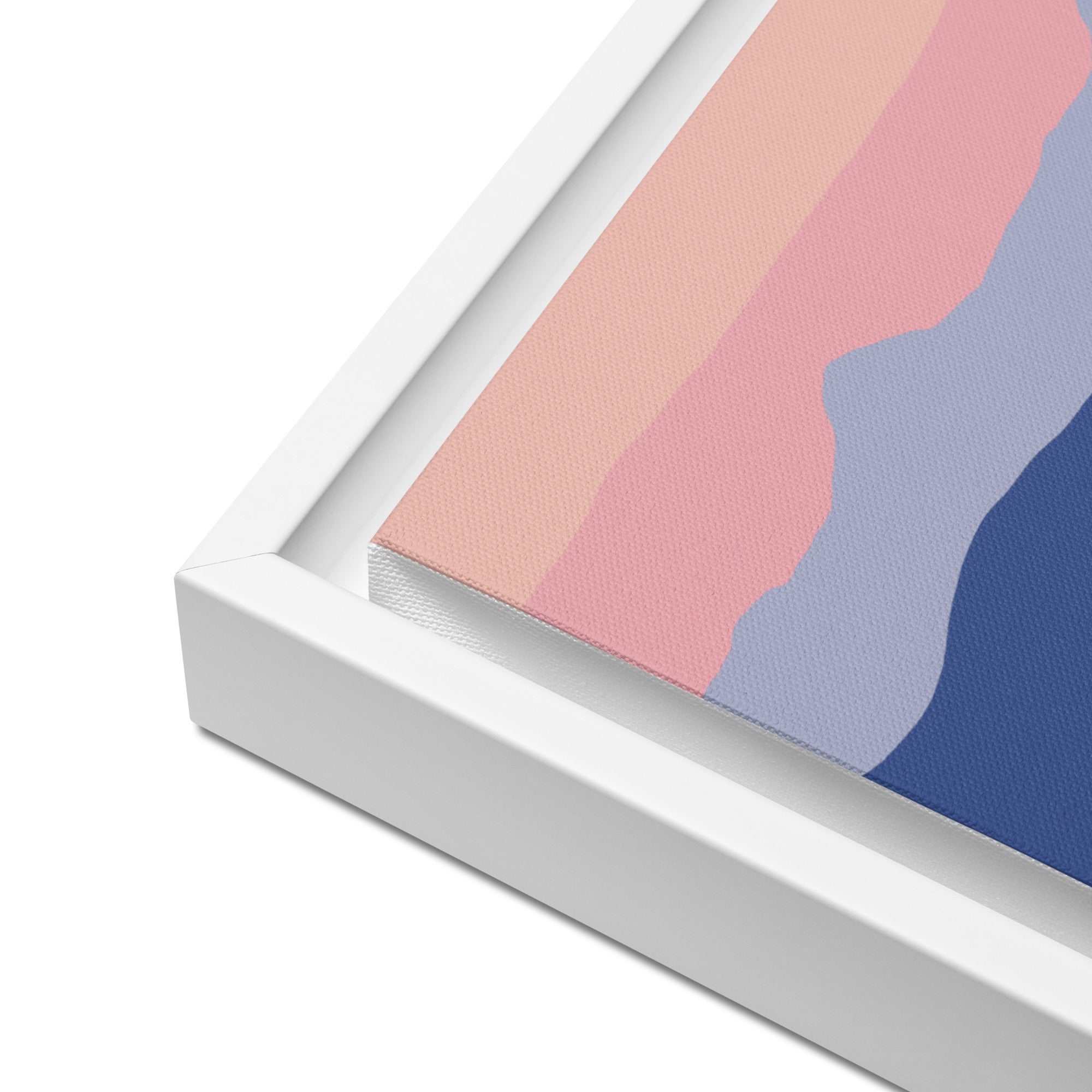Sunset Peaks Framed canvas