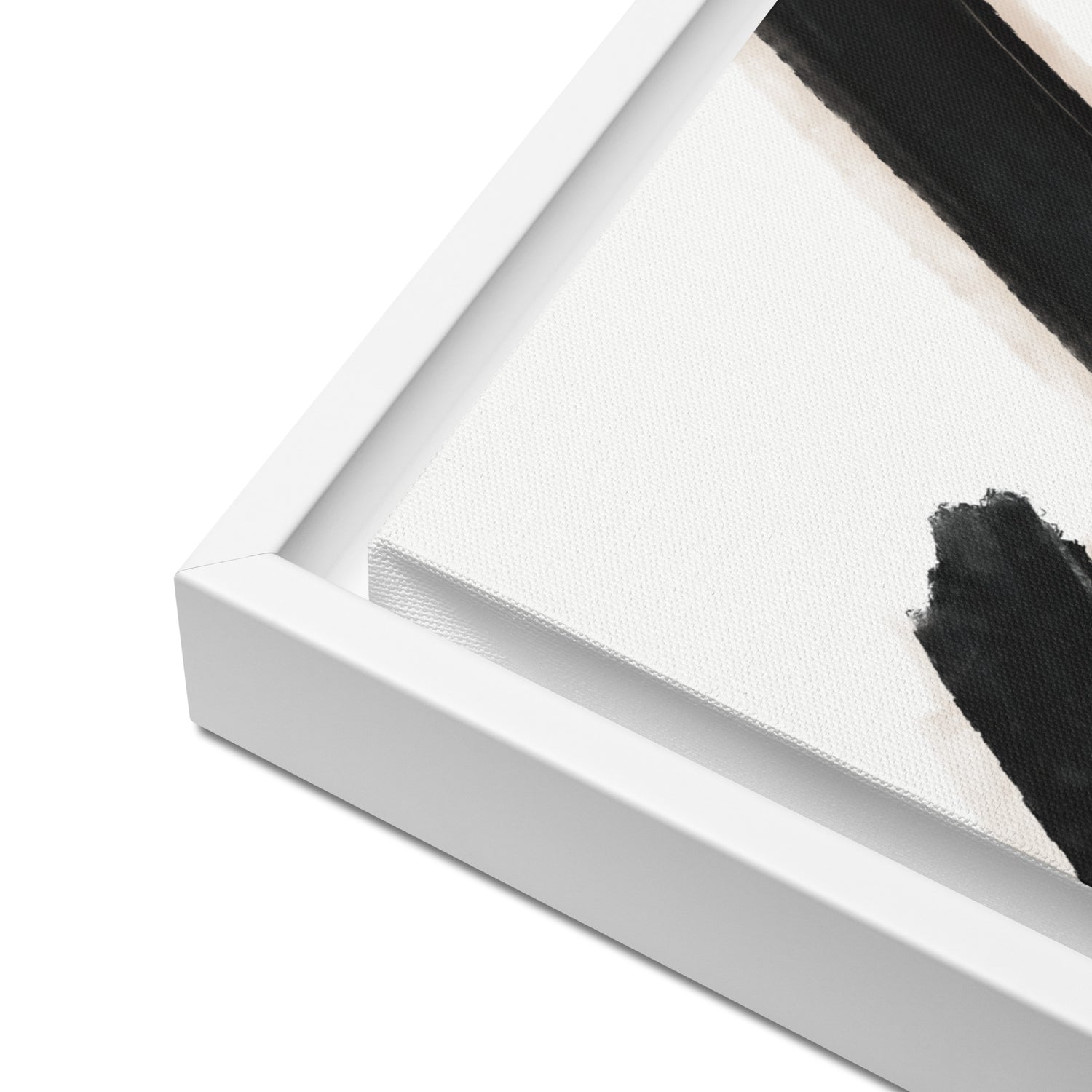 Noir Lines V2 Framed canvas