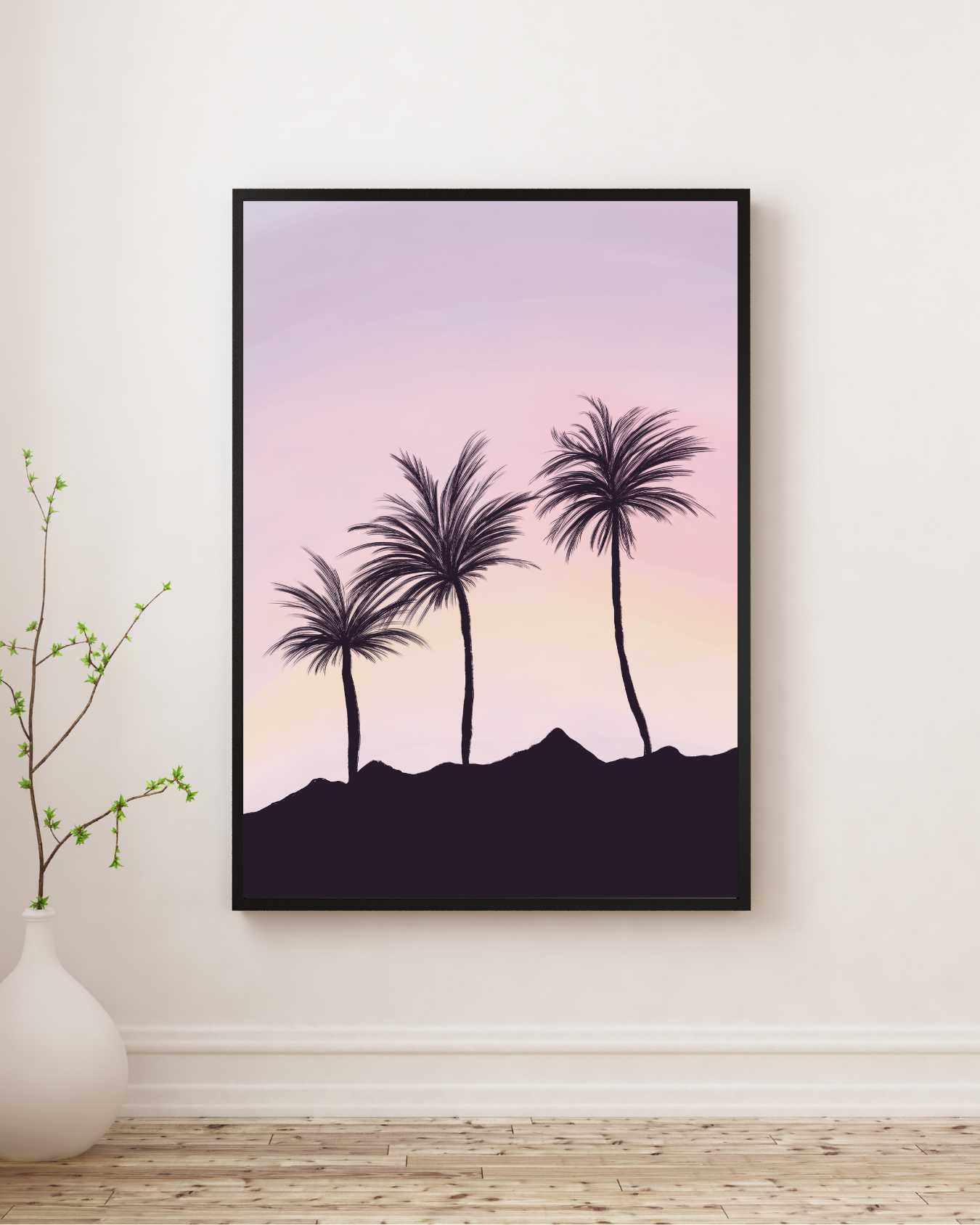 Palm Skies Print