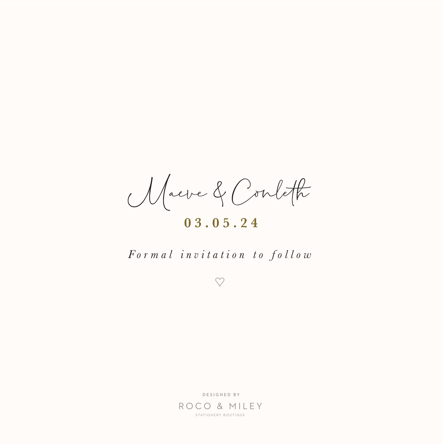 The Merchant Hotel Belfast Save the Date