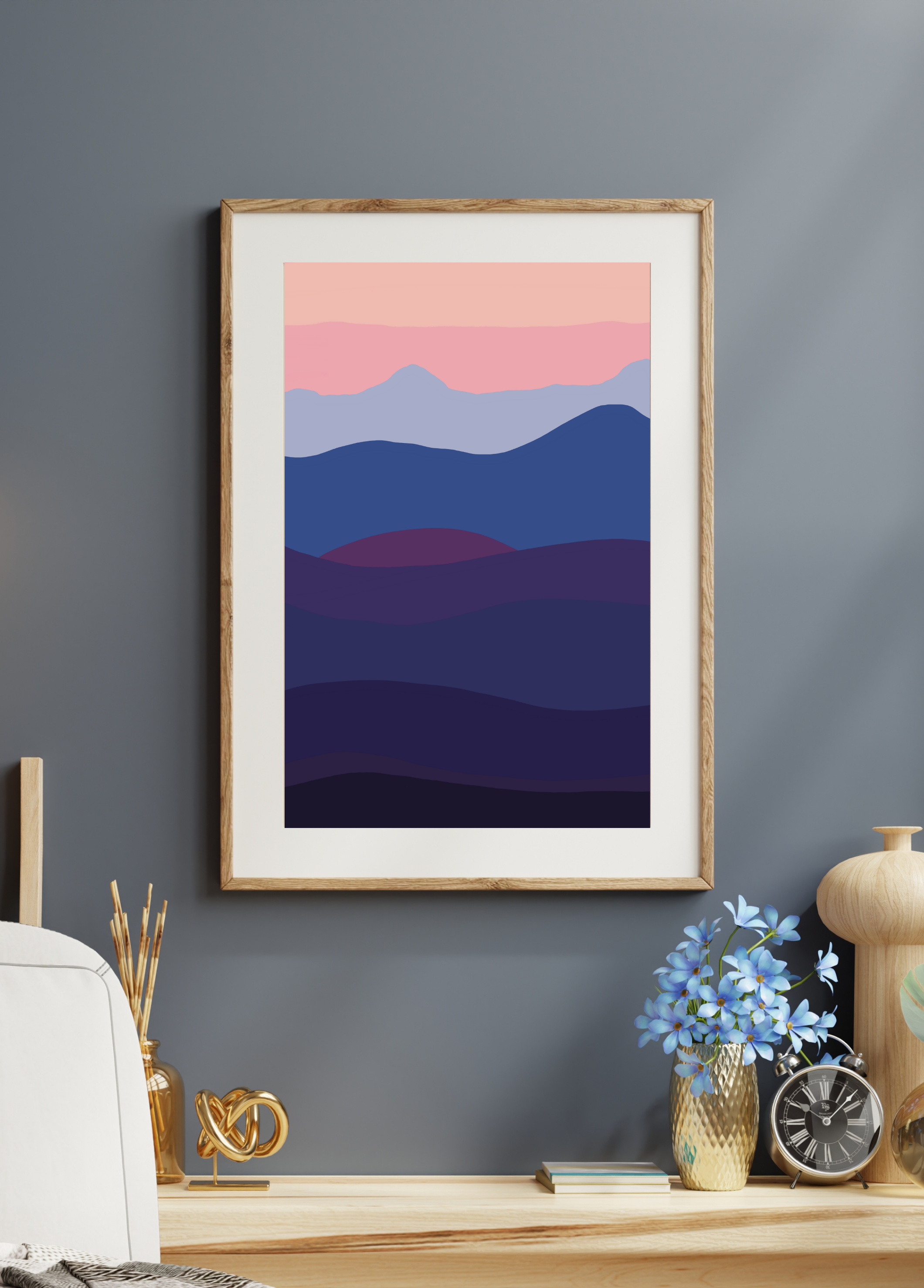Sunset Peaks Print