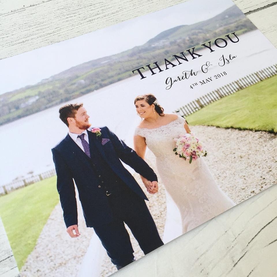 Wedding Photo Thank You Card (Flat)