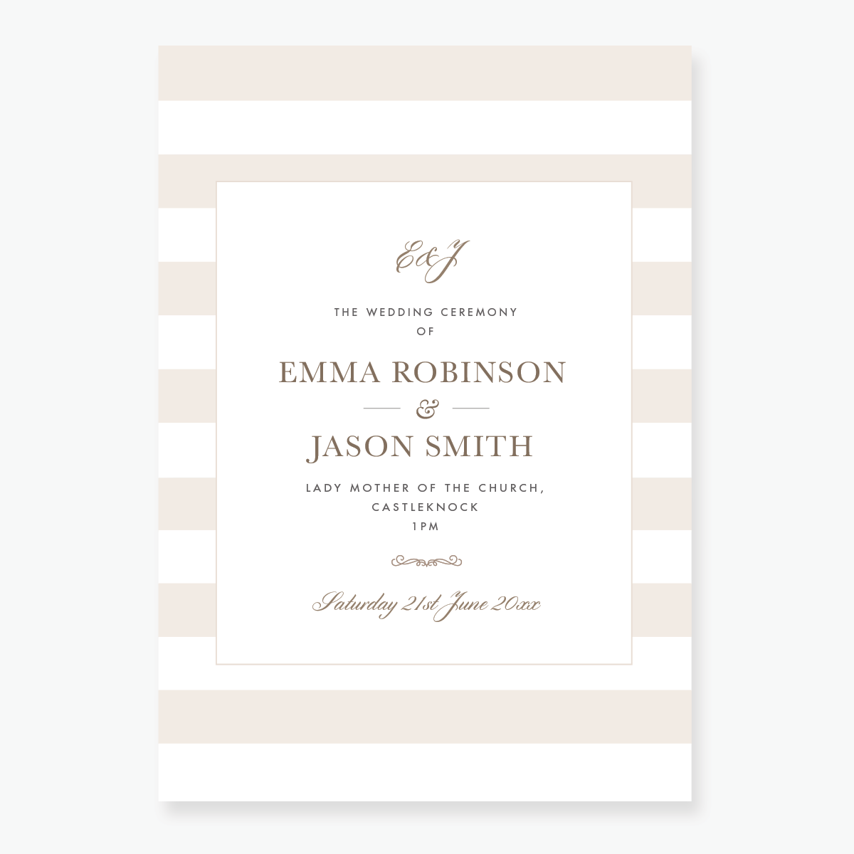 Luxe Order of Service