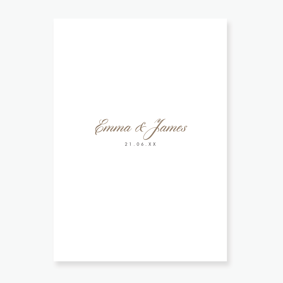 Luxe Save the Date Card