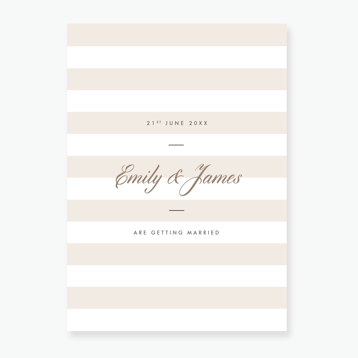 Luxe Wedding Invitation