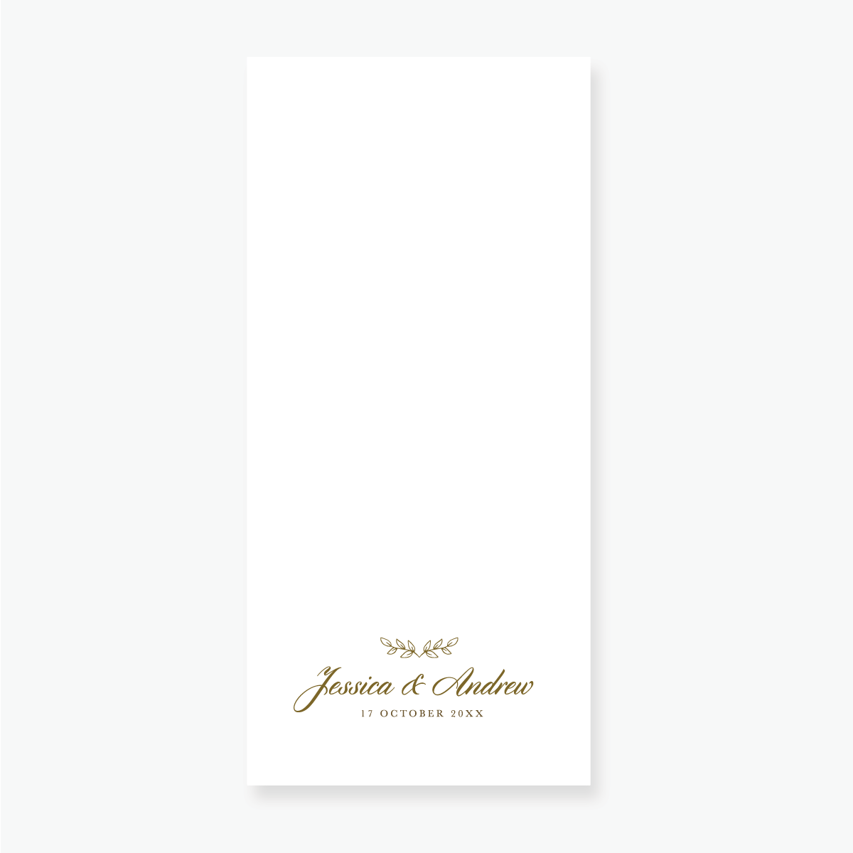 Gold Leaf Menu
