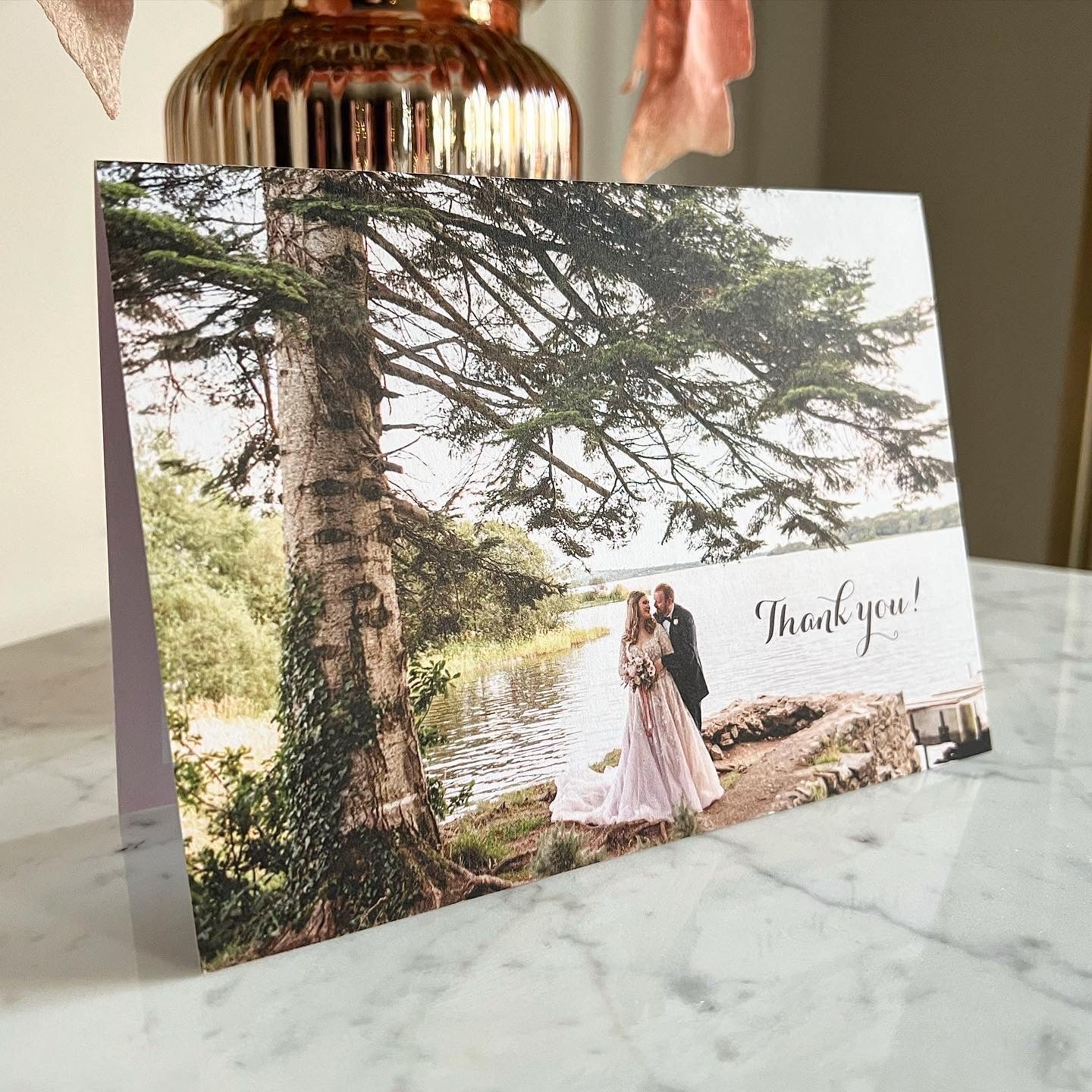 Wedding Photo Thank You Card (Folded)