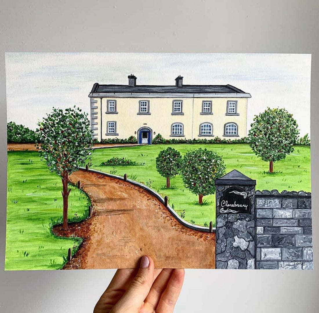 Clonabreany House Original Painting
