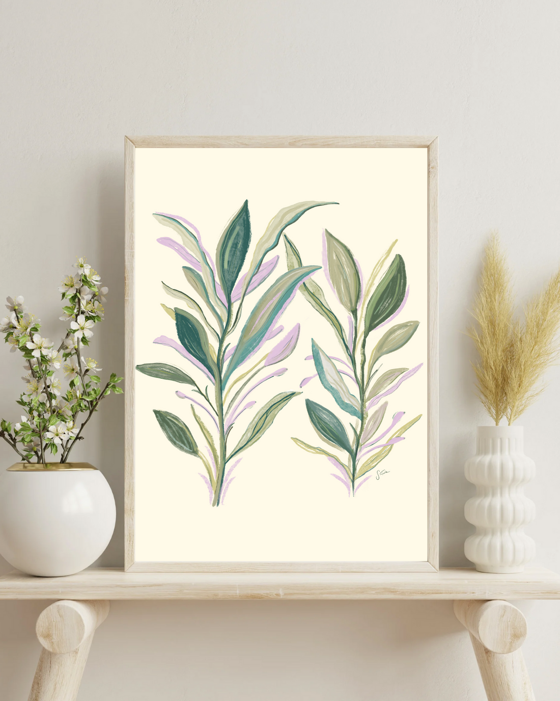 Lavender Bond Print