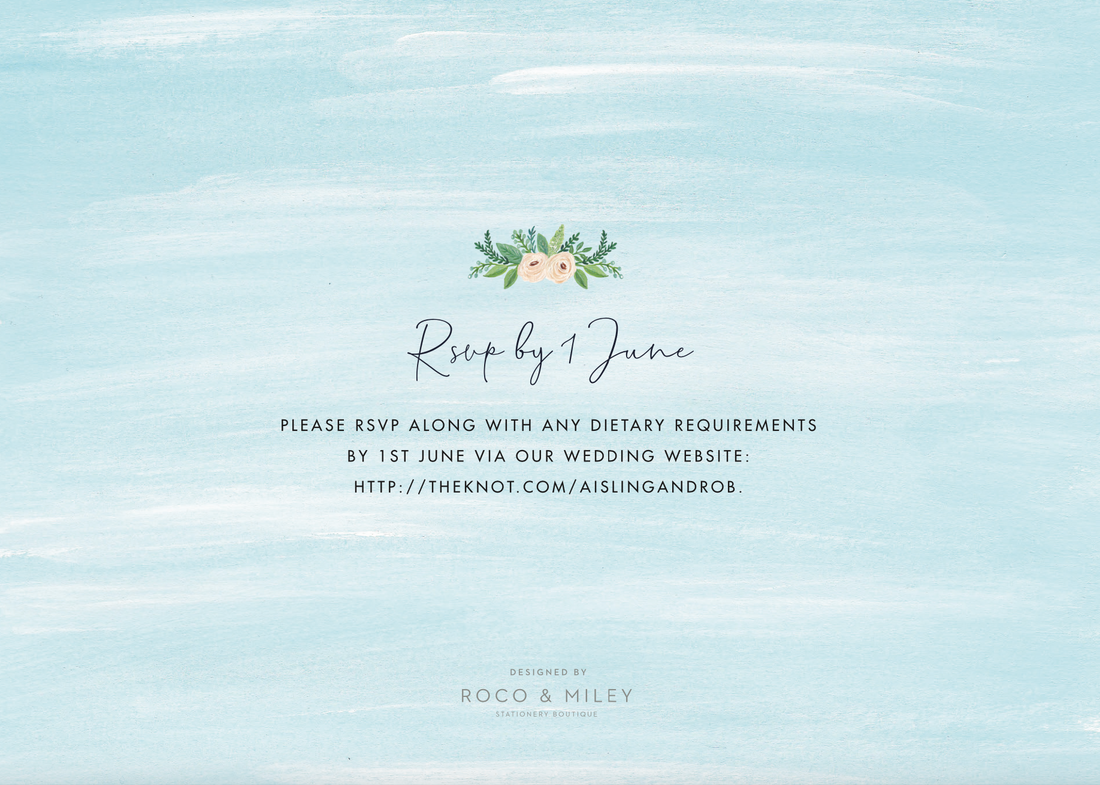 Os Agostos Portugal Wedding Invitation (Flat card)