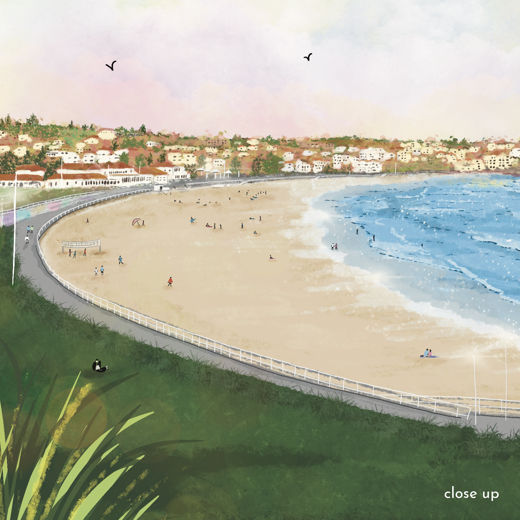 Bondi Beach Sydney Framed Art Print