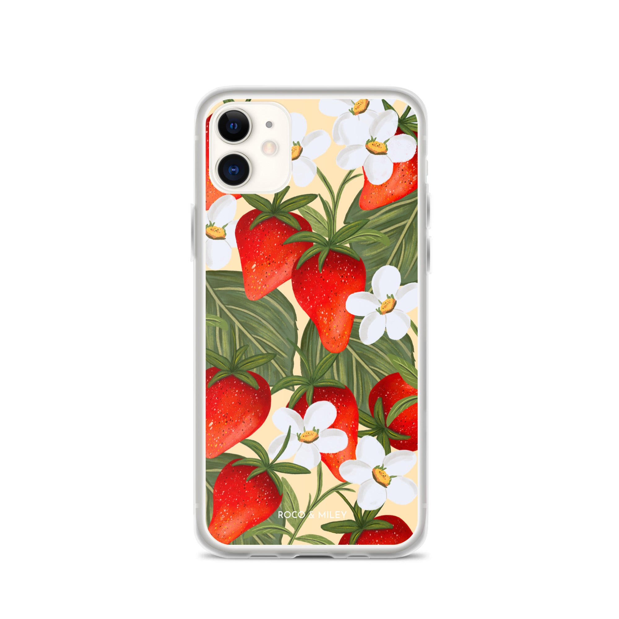 Strawberry Fields - Clear Case for iPhone