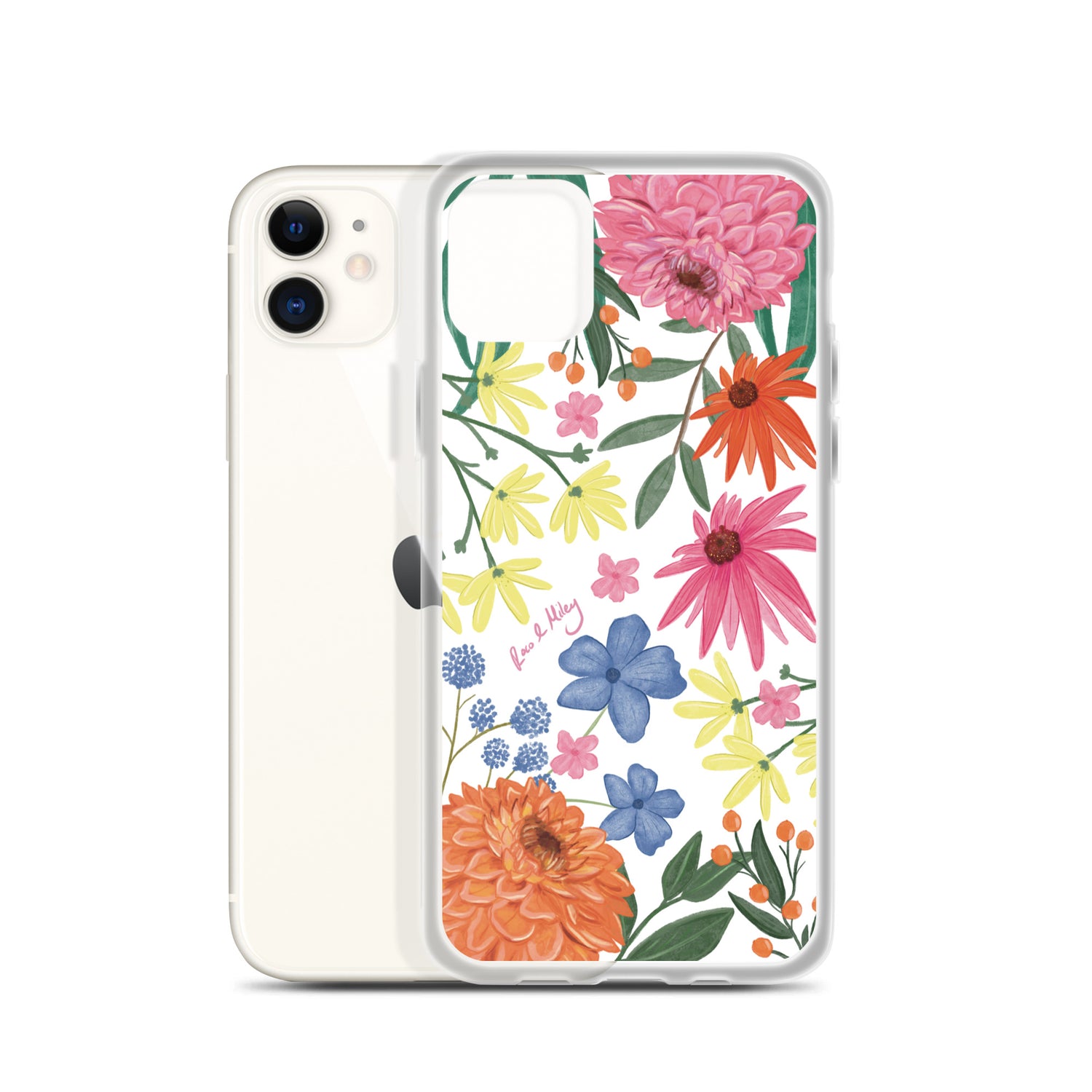 Wildflower - Clear Case for iPhone