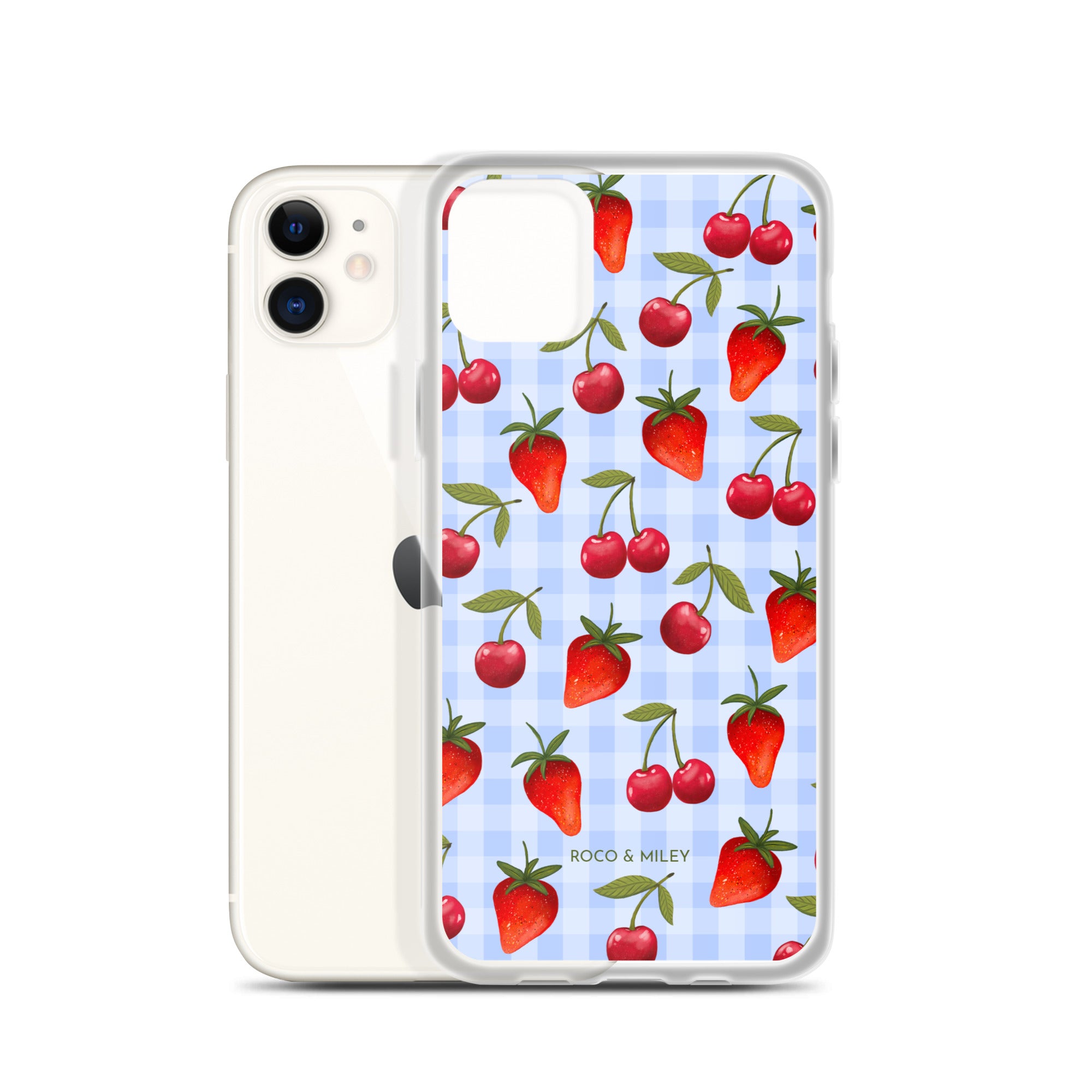 Cherries and Berries - Clear Case for iPhone