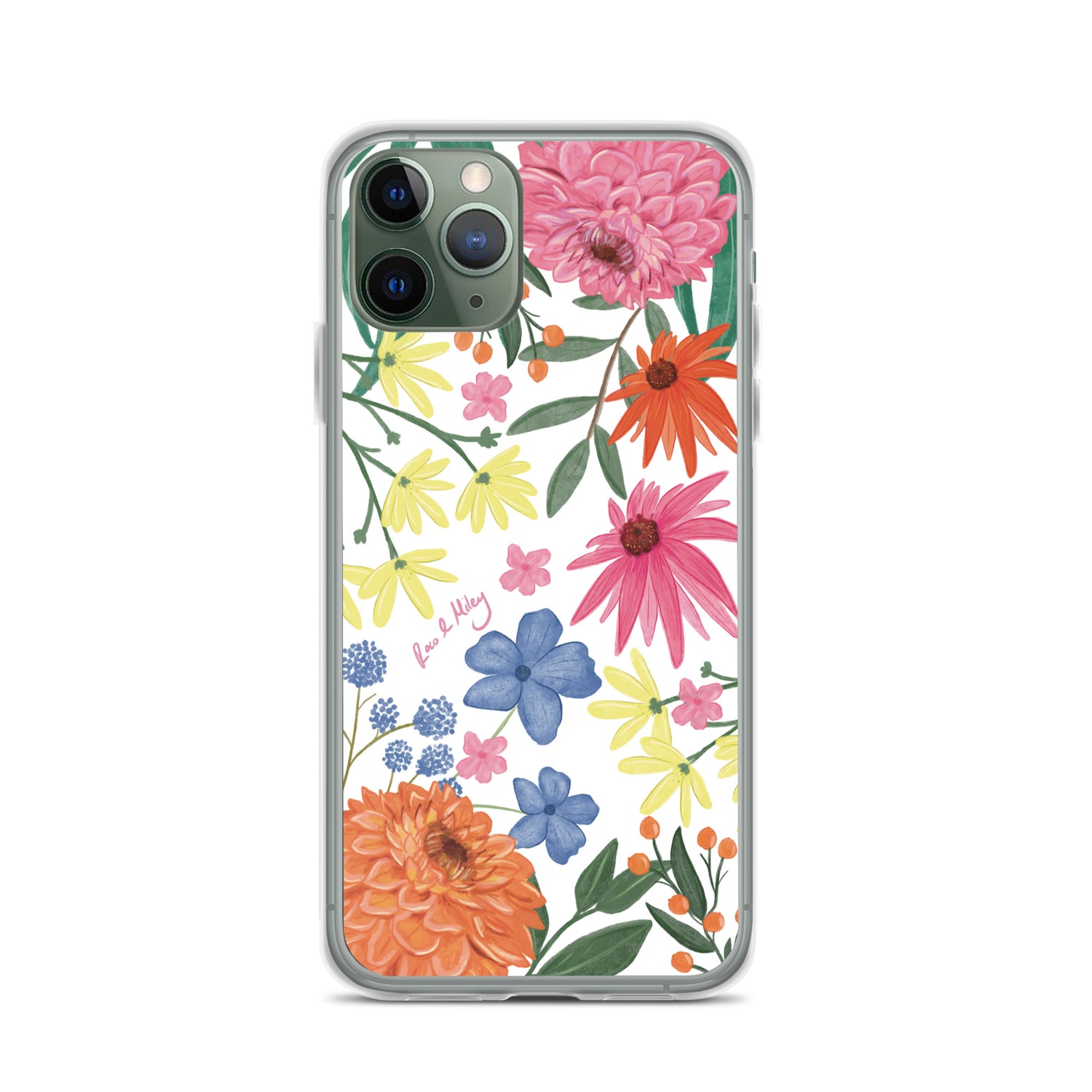 Wildflower - Clear Case for iPhone