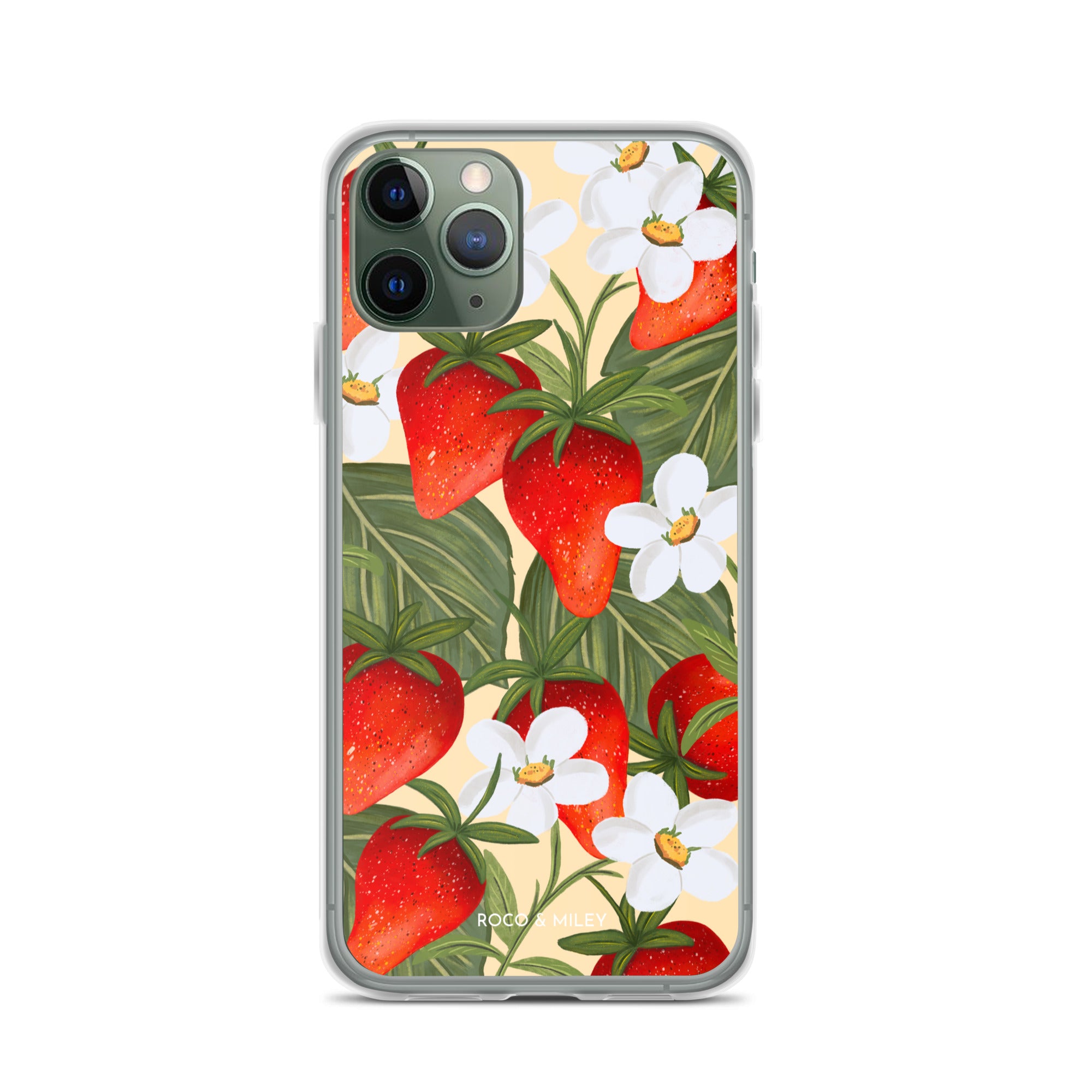 Strawberry Fields - Clear Case for iPhone