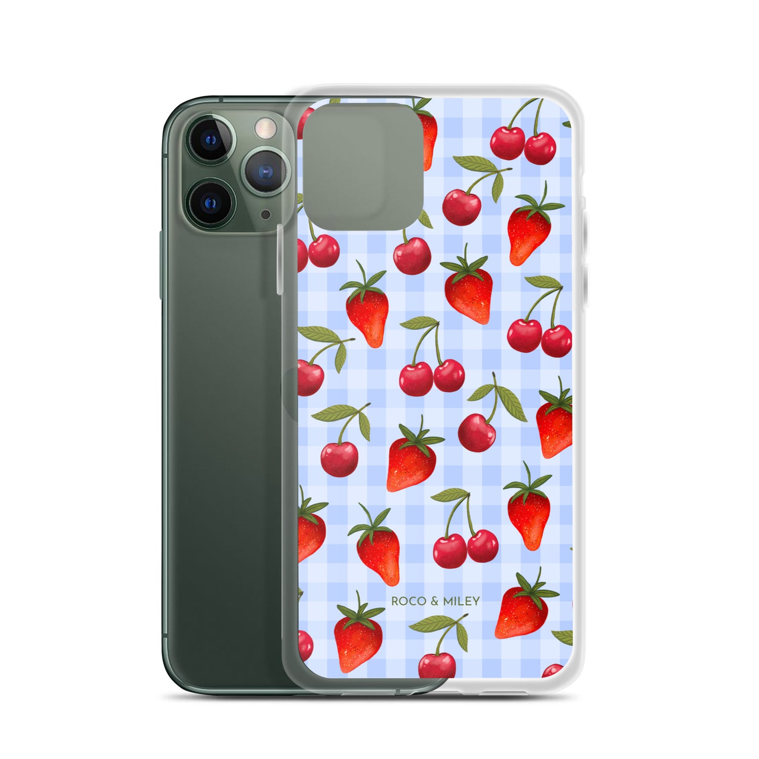 Cherries and Berries - Clear Case for iPhone