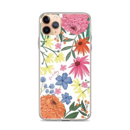 Wildflower - Clear Case for iPhone