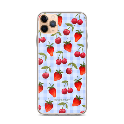 Cherries and Berries - Clear Case for iPhone