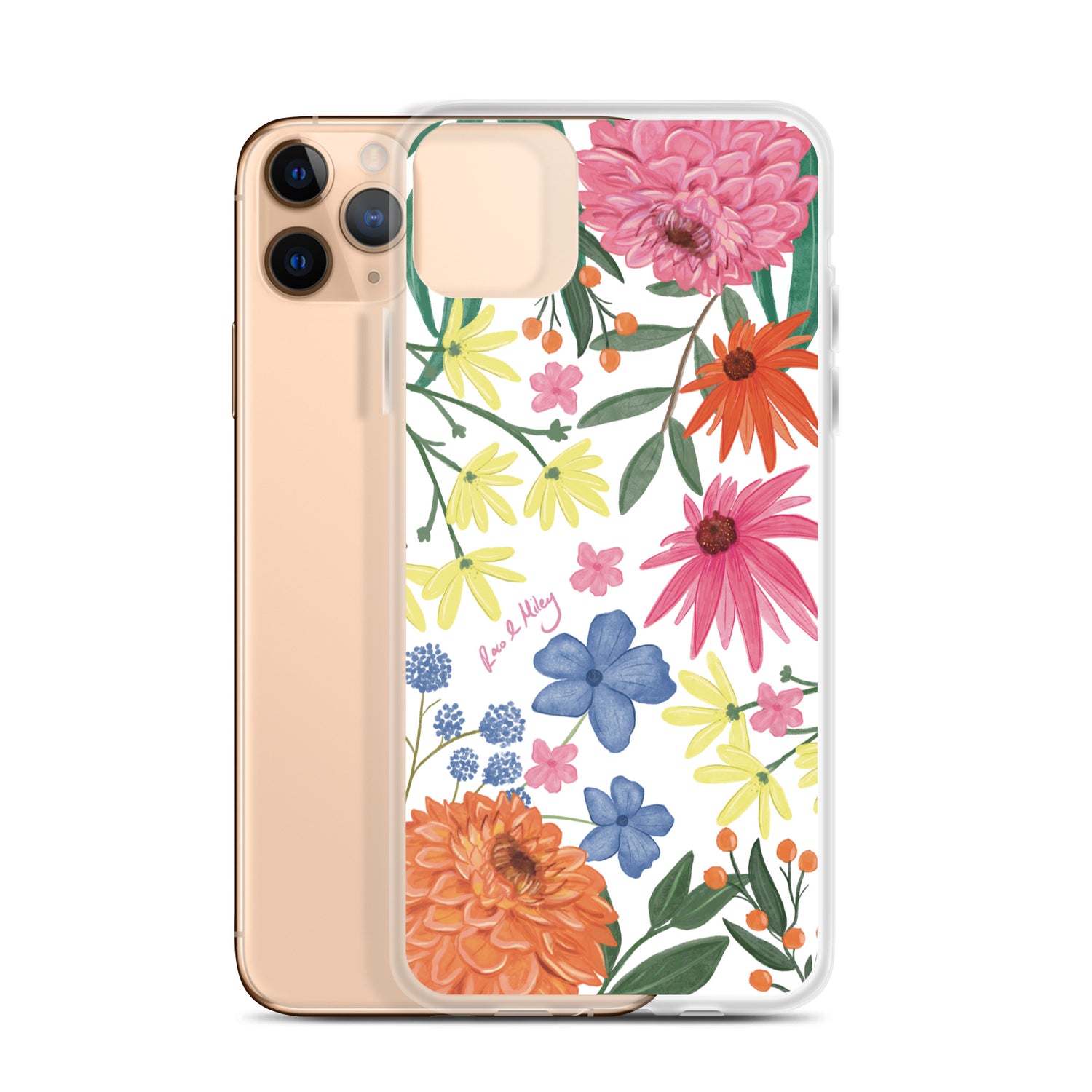 Wildflower - Clear Case for iPhone