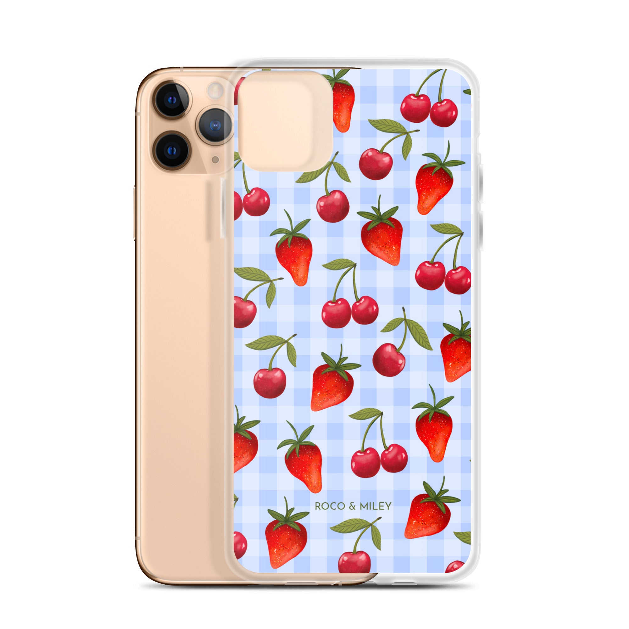 Cherries and Berries - Clear Case for iPhone