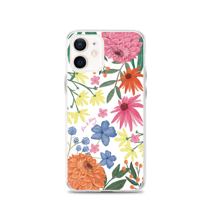 Wildflower - Clear Case for iPhone