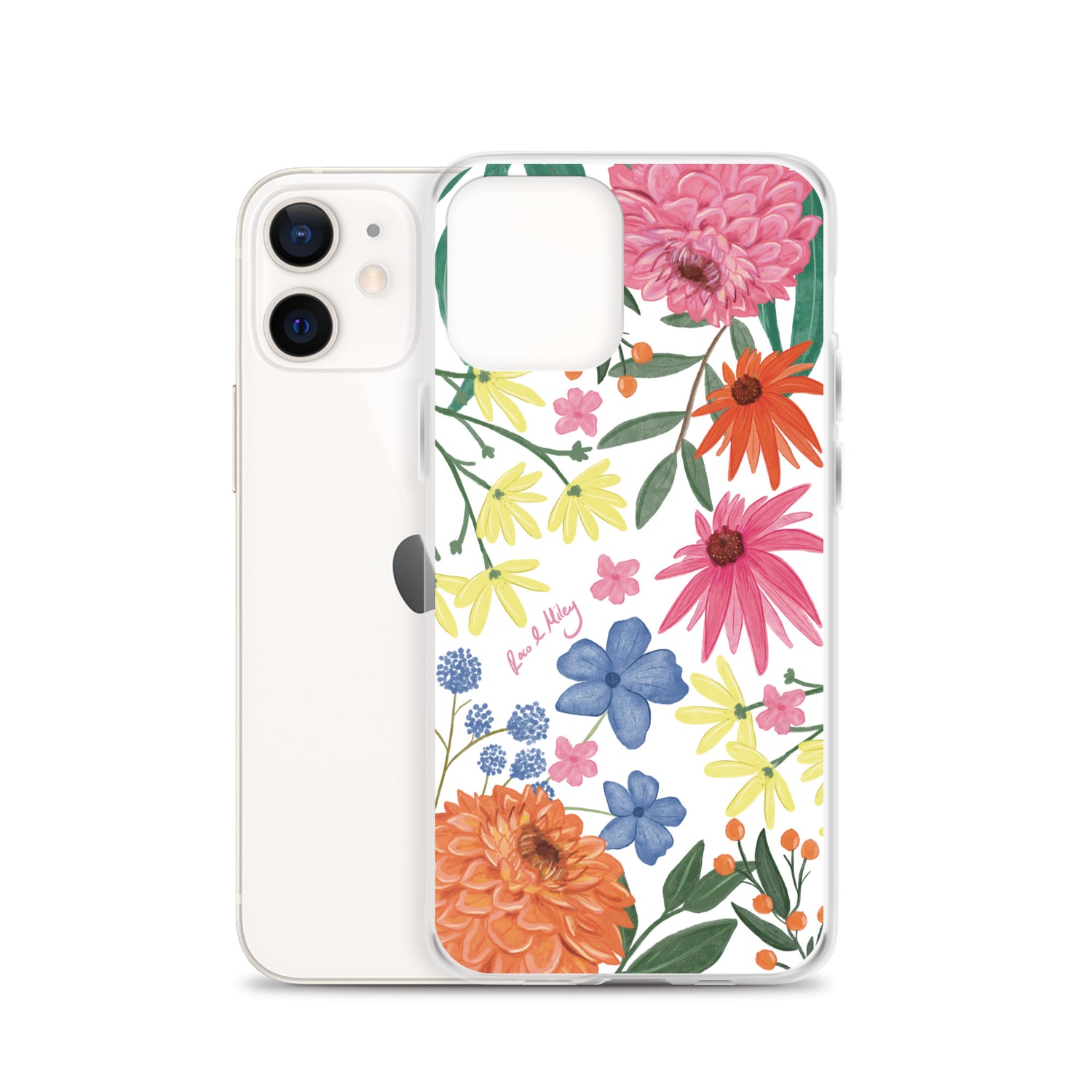 Wildflower - Clear Case for iPhone