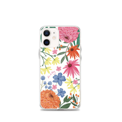 Wildflower - Clear Case for iPhone