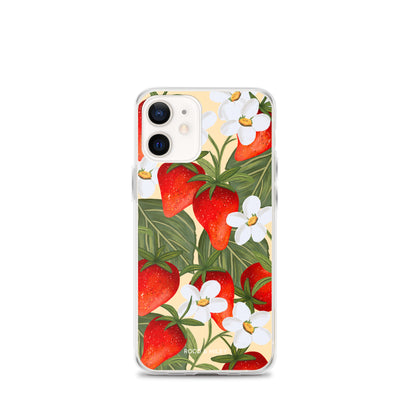 Strawberry Fields - Clear Case for iPhone