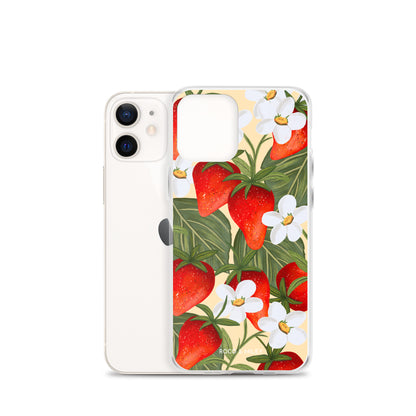 Strawberry Fields - Clear Case for iPhone