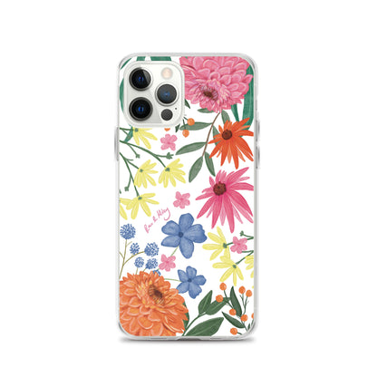 Wildflower - Clear Case for iPhone