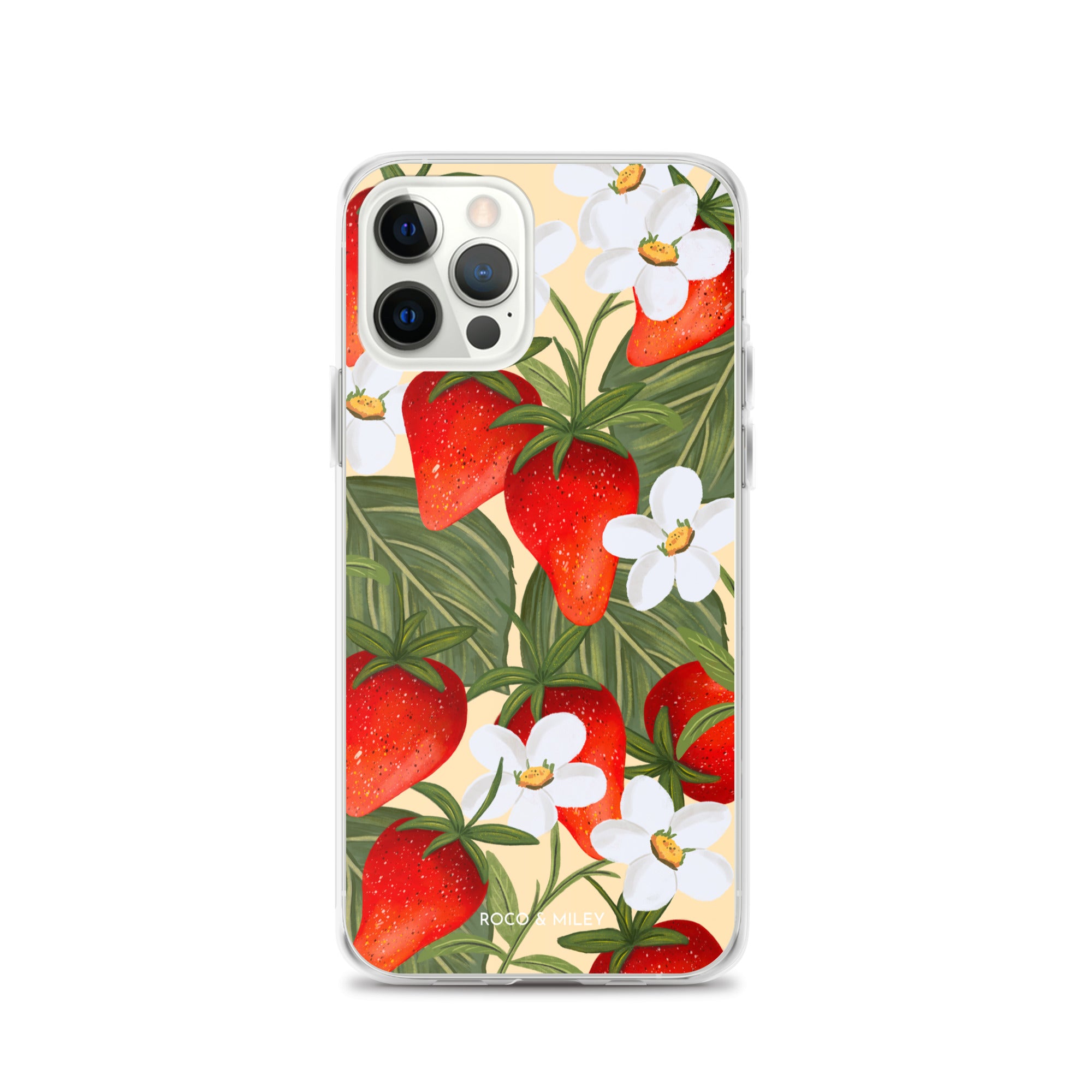 Strawberry Fields - Clear Case for iPhone