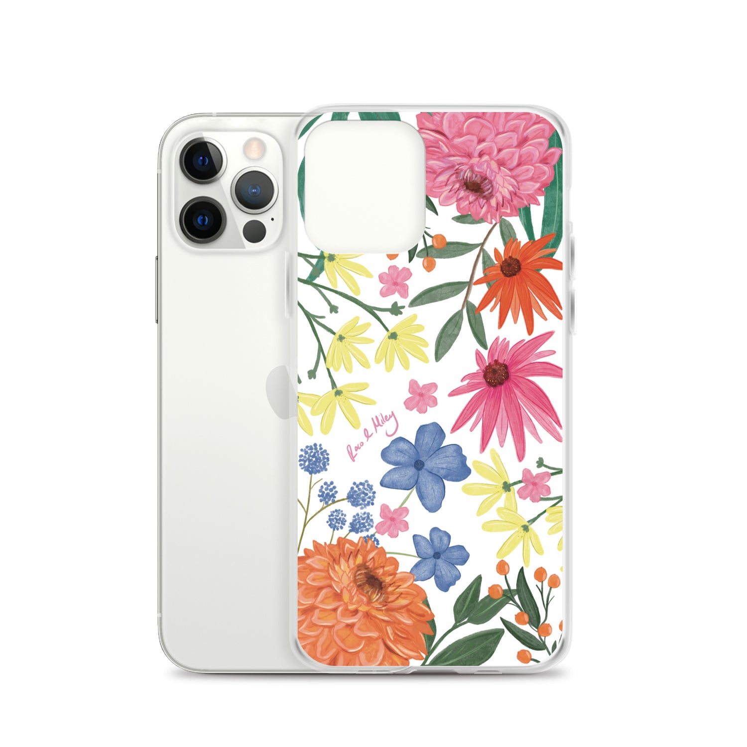 Wildflower - Clear Case for iPhone