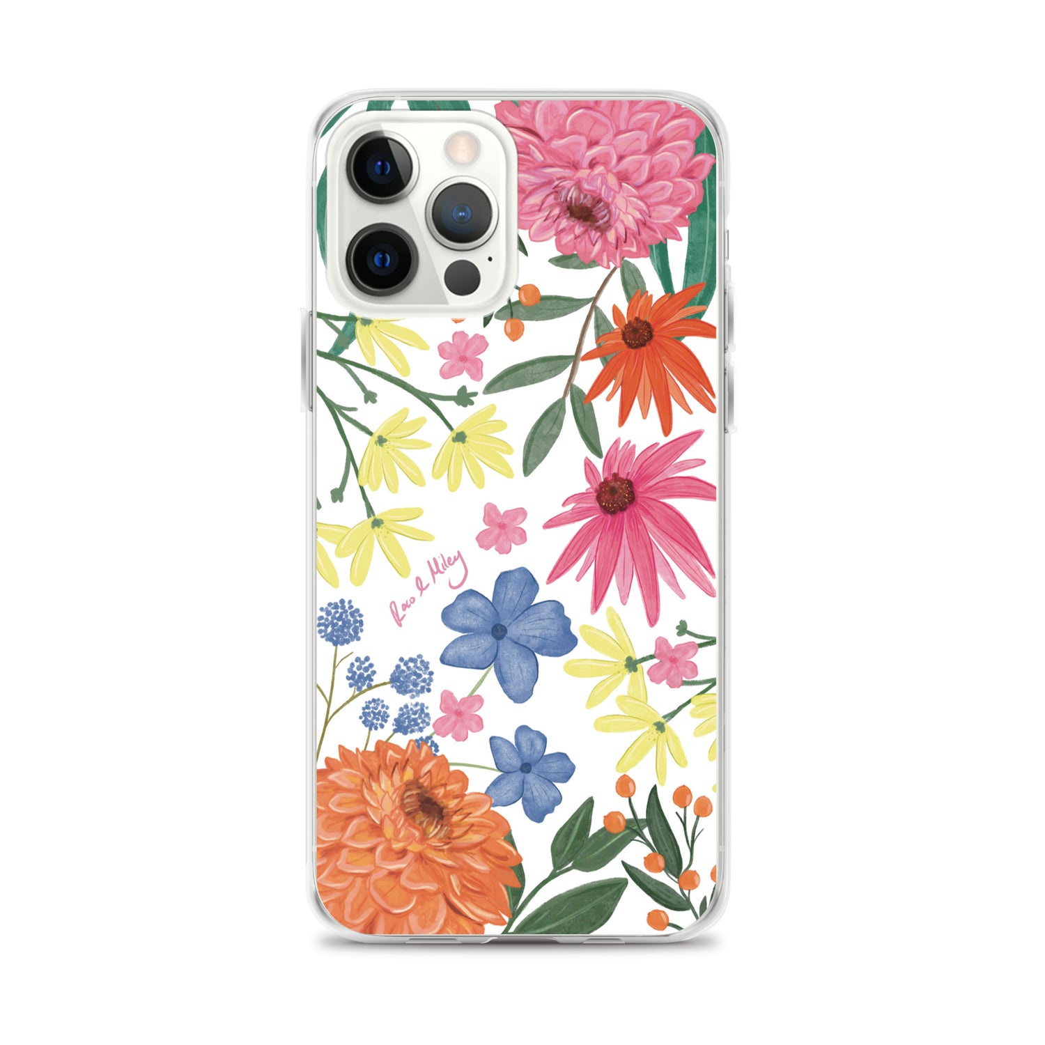 Wildflower - Clear Case for iPhone