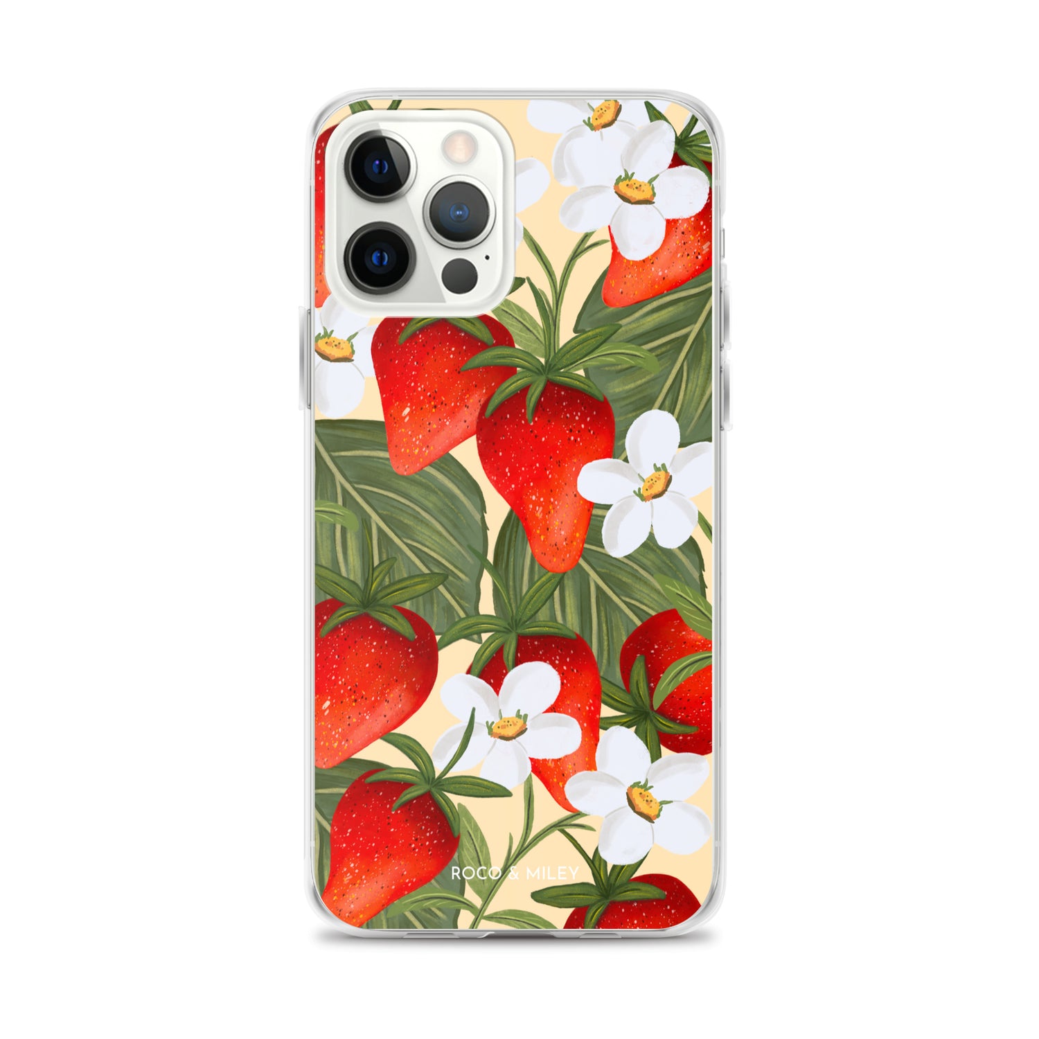 Strawberry Fields - Clear Case for iPhone