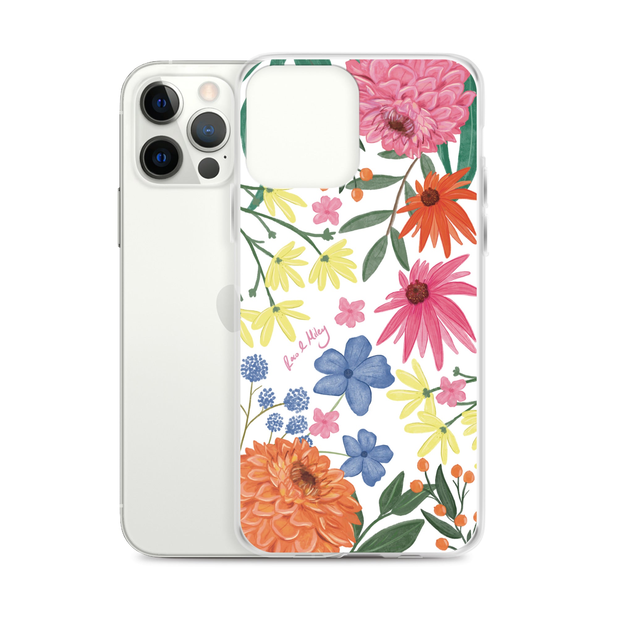 Wildflower - Clear Case for iPhone