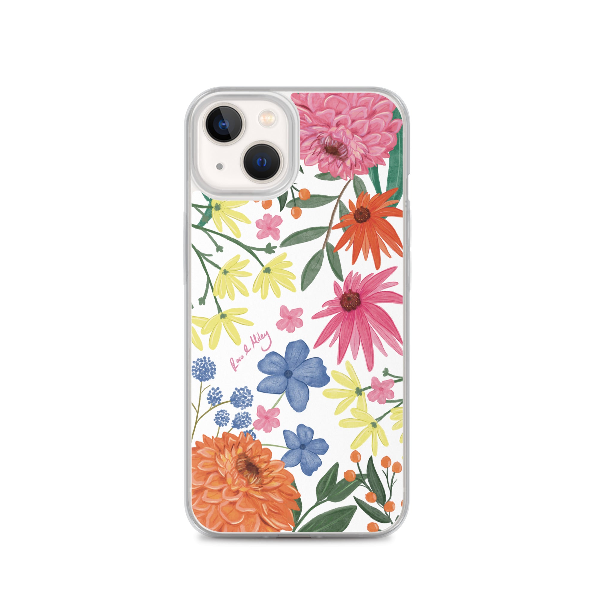 Wildflower - Clear Case for iPhone