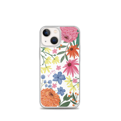 Wildflower - Clear Case for iPhone