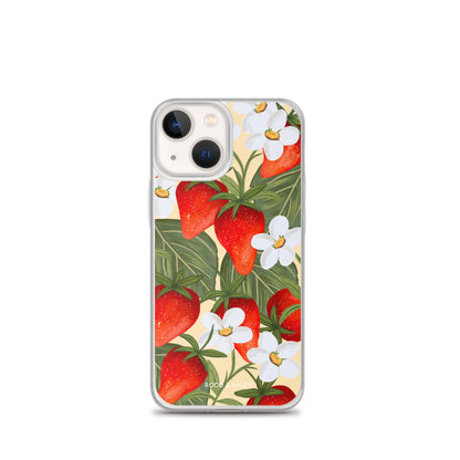 Strawberry Fields - Clear Case for iPhone