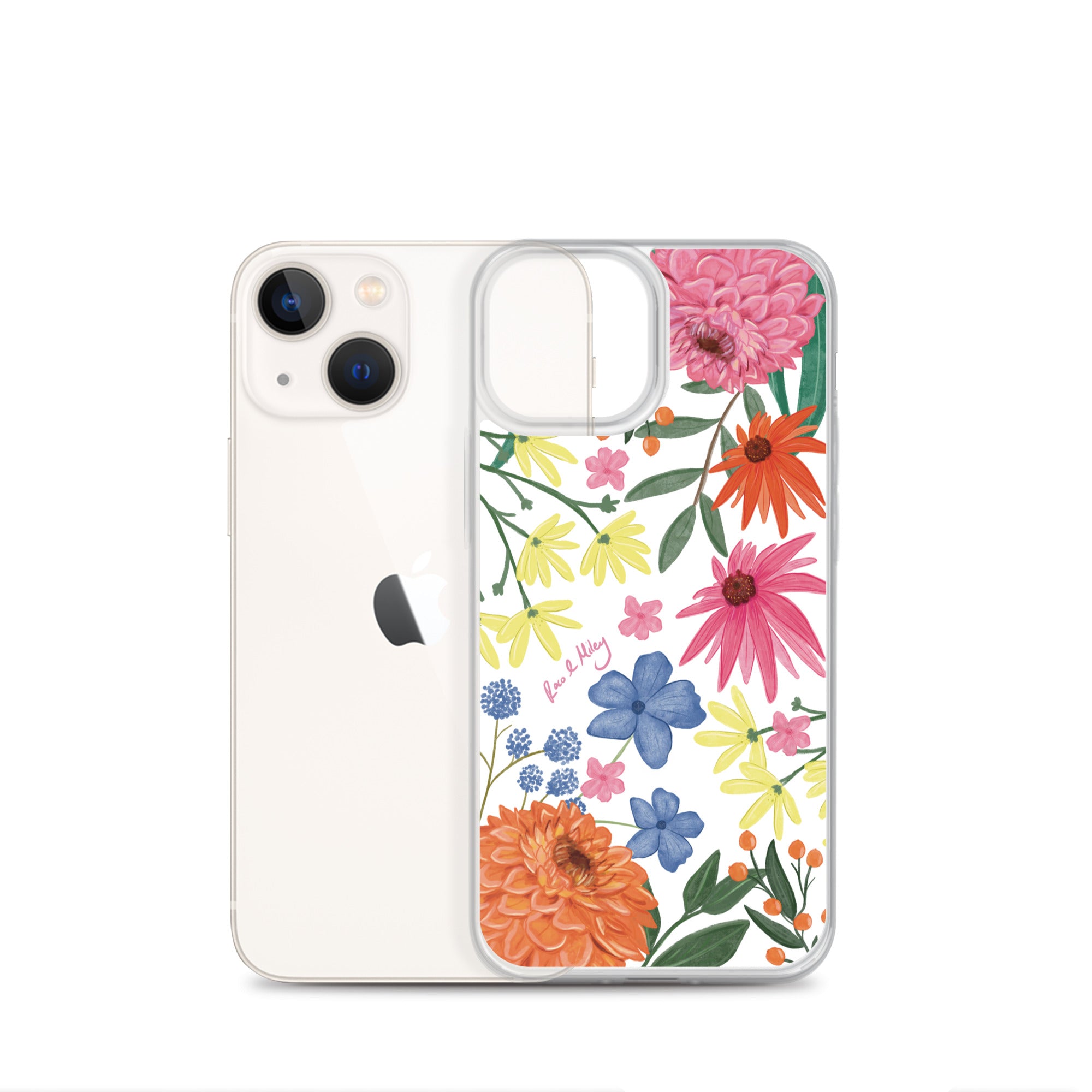 Wildflower - Clear Case for iPhone