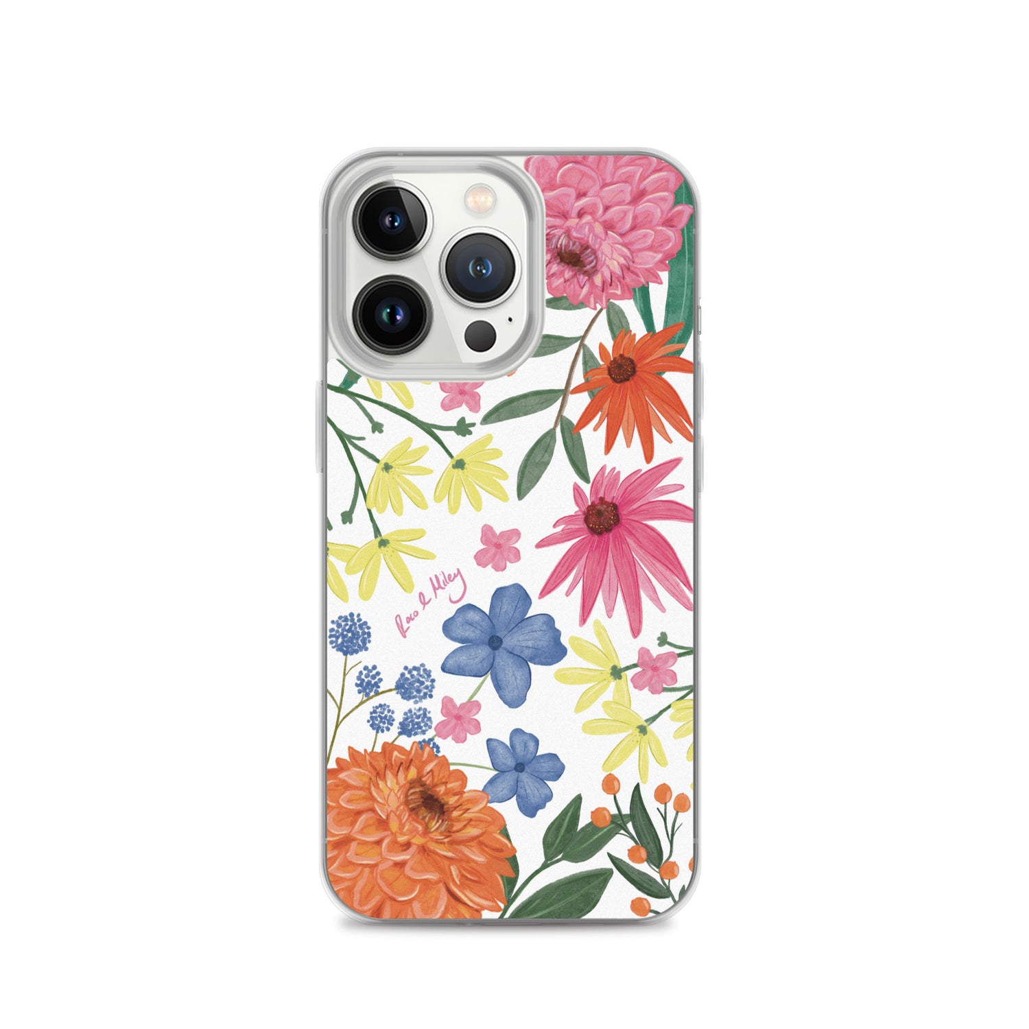 Wildflower - Clear Case for iPhone